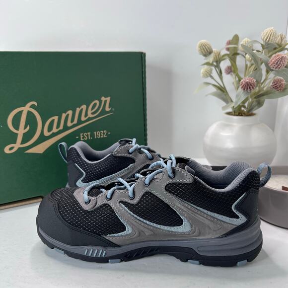 Danner Run Time 3" ESD Composite Toe Sneaker Gray/Black 12374 Women 9M NWB - Picture 6 of 10